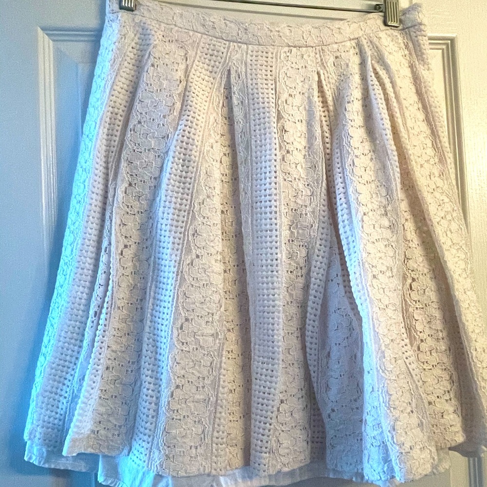 White Lace Skirt
